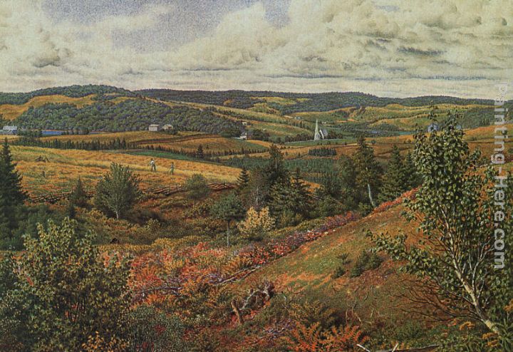 William Trost Richards Long Pond, Foot of Red Hill